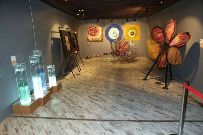 Sanayi Atıklarından Hayat Bulan Sanat Eserleri Gaziantep’te Sergileniyor