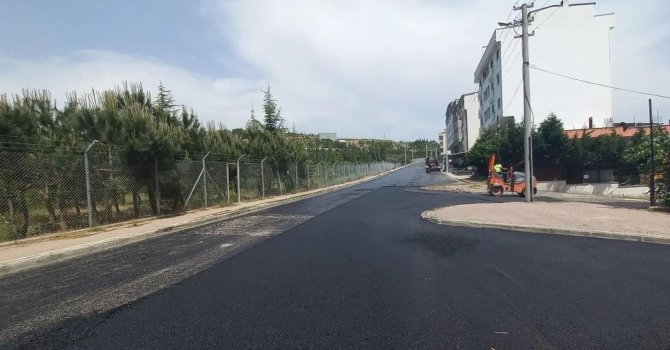 Gebze’de Asfalt Serim Çalışmaları Sürüyor