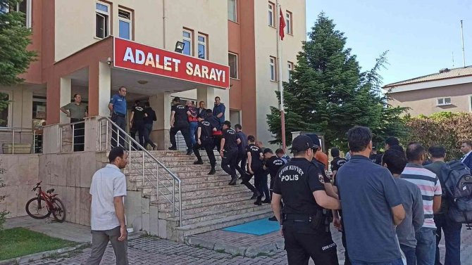 ’Miras’ Operasyonu Şüphelilerinden 32 Kişi Adliyede