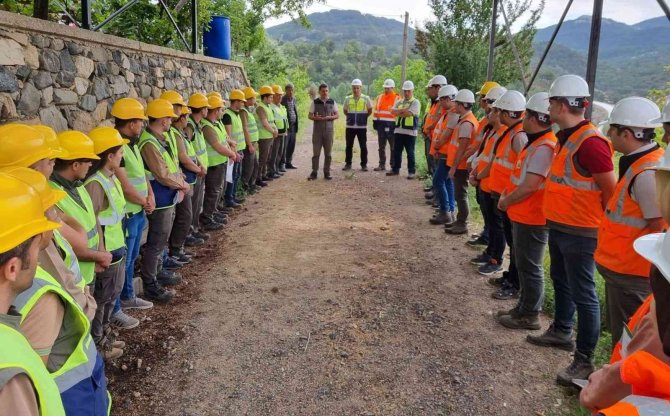 Kütahya’da Üretim Çalışmaları Ve İş Güvenliği Tatbikatı