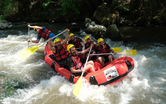 Marmara’nın İlk Rafting Parkuru Yabancı Turistleri Ağırlamaya Hazırlanıyor