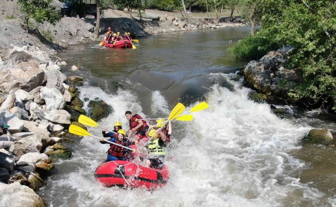 Marmara’nın İlk Rafting Parkuru Yabancı Turistleri Ağırlamaya Hazırlanıyor