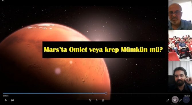 Tubi̇f’te “Uzayda Gastronomi” İsimli Söyleşi