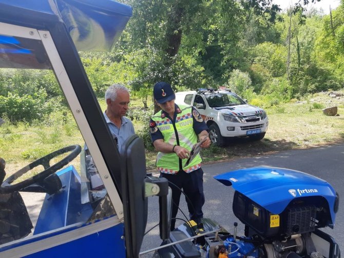 Jandarma Ekiplerinden Pat Pat Denetimi