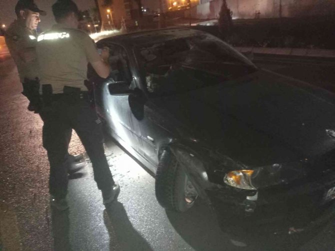 Sincan’da Kaza Yapan Otomobil Alev Aldı: 1 Yaralı