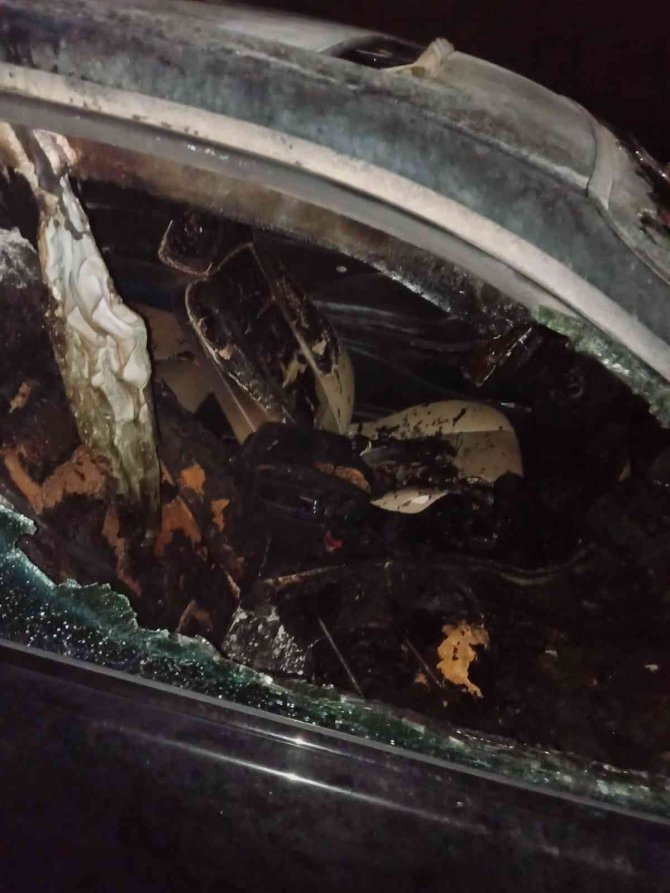Sincan’da Kaza Yapan Otomobil Alev Aldı: 1 Yaralı