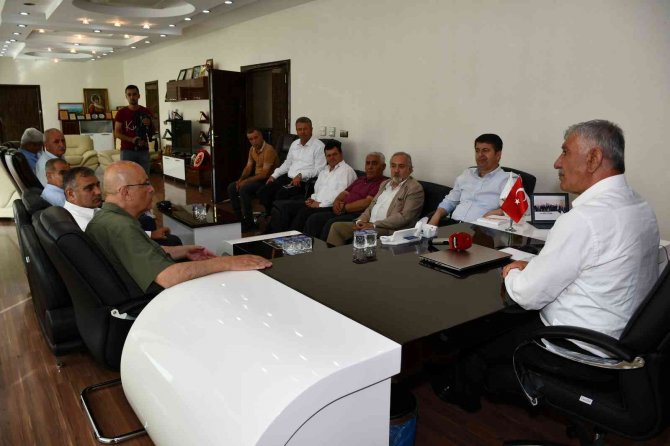Chp Heyeti Başkan Uslu İle Bir Araya Geldi