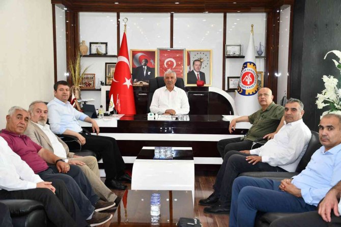 Chp Heyeti Başkan Uslu İle Bir Araya Geldi