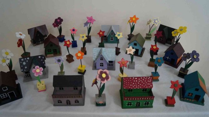 Öğrencilerin Hazırladığı Ürünler Sergilendi