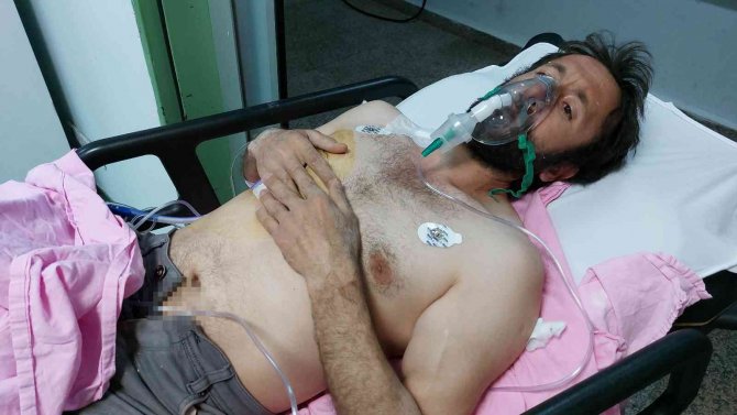 İ̇nşaat Ustasının Omzuna İsabet Eden Yorgun Mermi Ağır Yaraladı