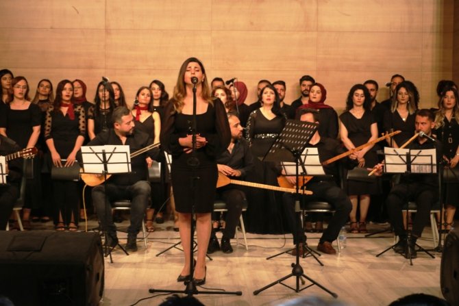 Cizre’de Öğretmenler Korosundan Müzik Ziyafeti