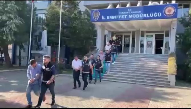 Suç Örgütüne Büyük Darbe: 9 Kişi Tutuklandı