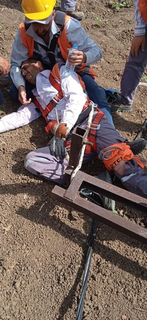 Tekirdağ’da Elektrik Direğinden Düşen İşçi Ağır Yaralandı