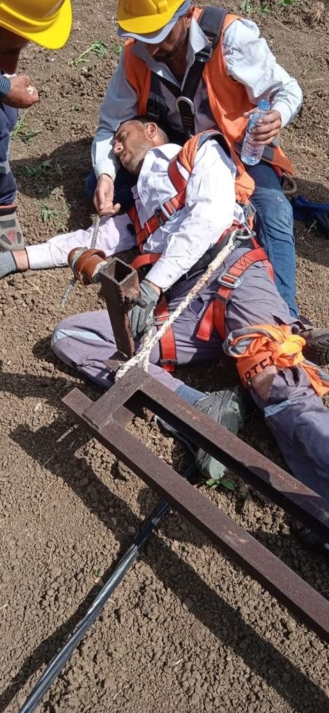 Tekirdağ’da Elektrik Direğinden Düşen İşçi Ağır Yaralandı
