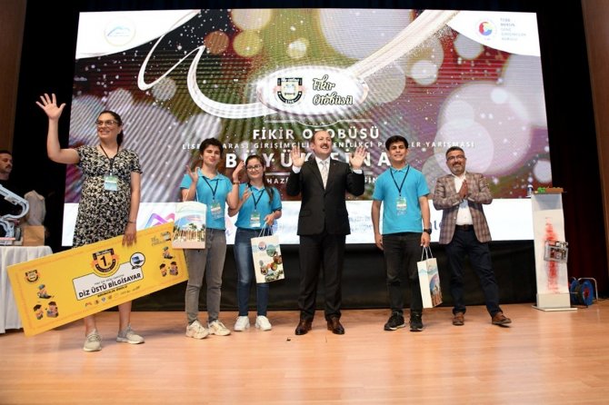 Fikir Otobüsü Liseler Arası Girişimcilik Ve Yenilikçi İ̇ş Fikirleri Yarışmasında Ödüller Sahiplerini Buldu
