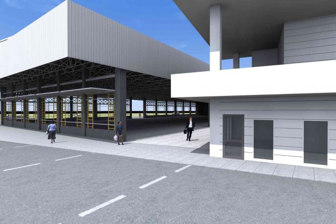 Yenişehir Pazar Alanında Çalışma Hızlandı