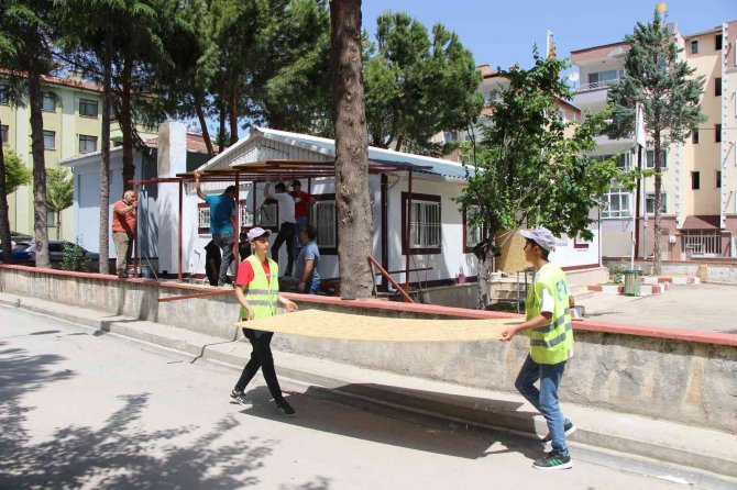 Meslek Lisesinin ‘Tamir Takımı’ Acil Sağlık İstasyonu Binasını Yeniledi