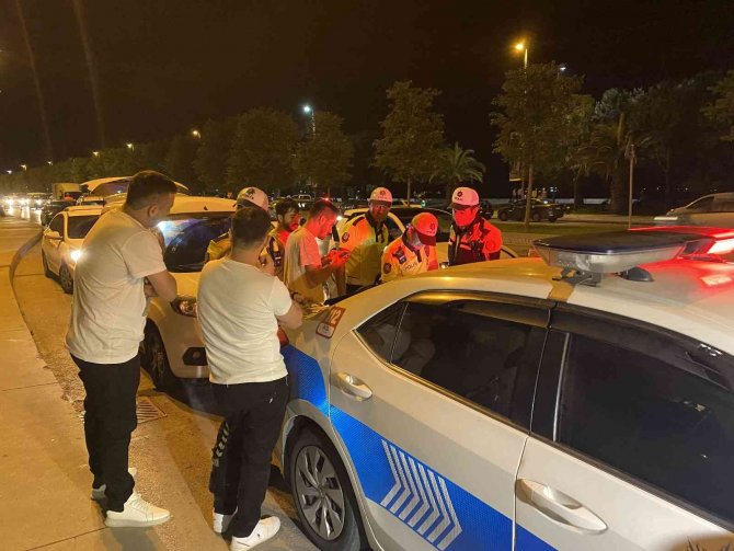Kartal Sahil Yolundaki Trafik Denetimi