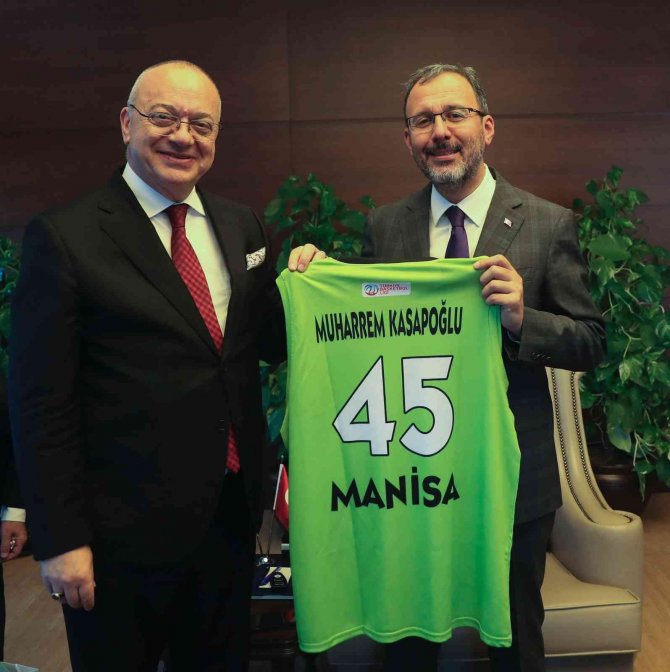 Başkan Ergün, Bakan Kasapoğlu İle Bir Araya Geldi