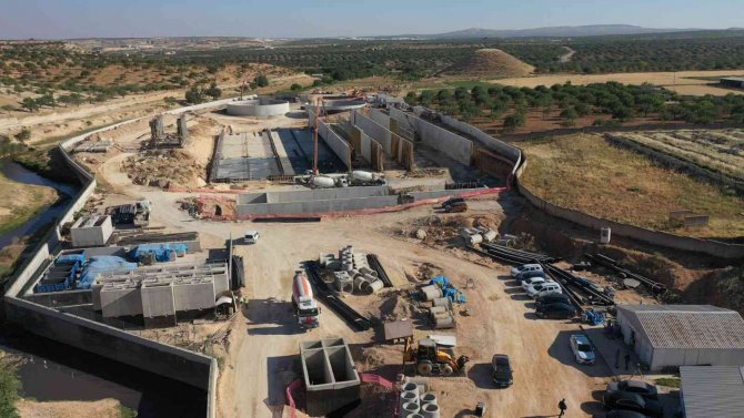 Nizip İ̇leri Biyolojik Atık Su Arıtma Tesisi’nin Yüzde 40’ı Tamamlandı