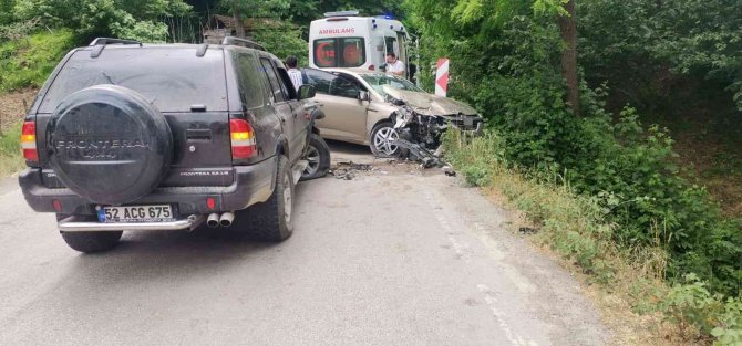 Ordu’da Trafik Kazası: 2 Yaralı