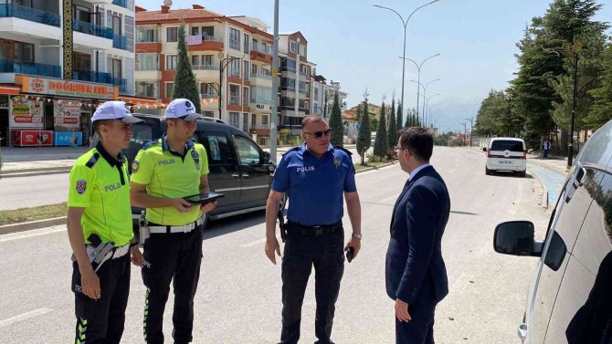 Bolvadin Polisinden Asayiş Ve Trafik Denetimi