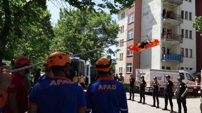 Ağrı’da Türkiye Afet Müdahale Planı Masabaşı Ve Saha Tatbikatı Düzenlendi