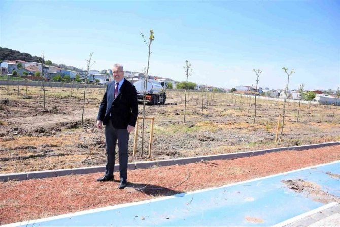 Karacabey Öğretmenler Parkında Çalışmalar Son Aşamada