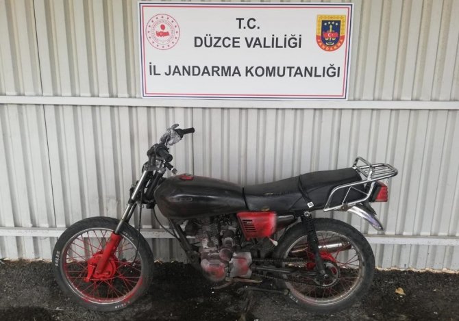 Çalınan Motosikleti Jandarma Buldu