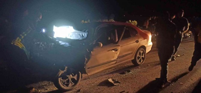Alkollü Sürücü Önündeki Araca Çarptı: 4 Yaralı