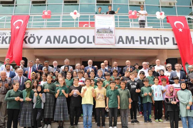 Tekkeköy Anadolu İ̇mam Hatip Lisesi Uygulama Camii’nin Temeli Atıldı
