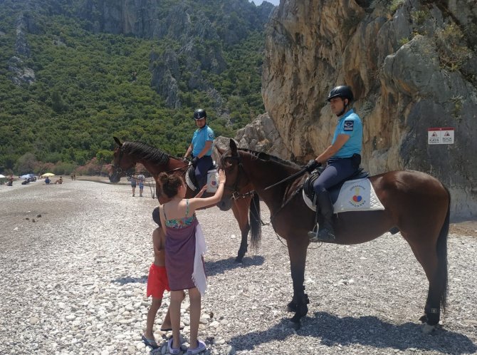 Olympos Ve Adrasan’da Atlı Birlikler Göreve Başladı