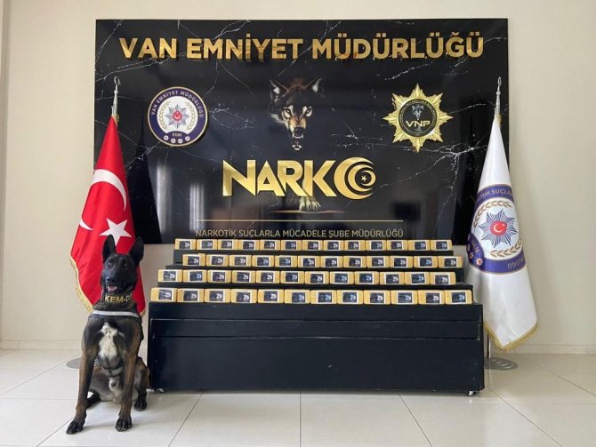 Van’da 80 Kilo Uyuşturucu Ele Geçirildi