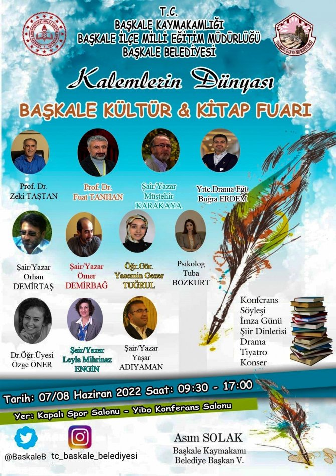Başkale İlk Kez Kitap Fuarına Ev Sahipliği Yapacak
