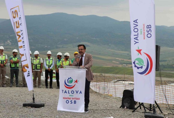 Yalova Makine İ̇htisas Osb’de İlk Üretim Tesisinin Temeli Atıldı