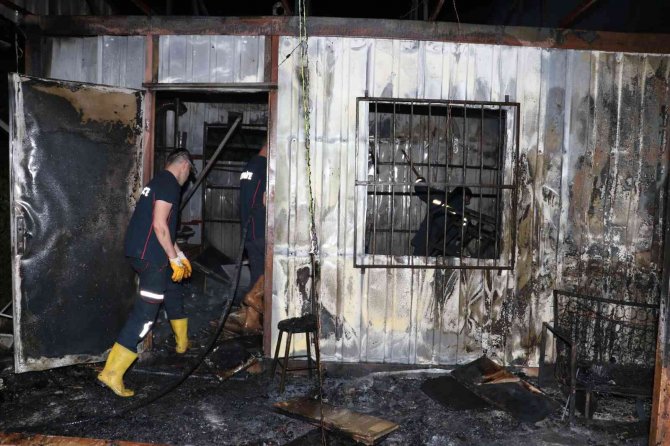 Bağ Evi Yanarak Kül Oldu