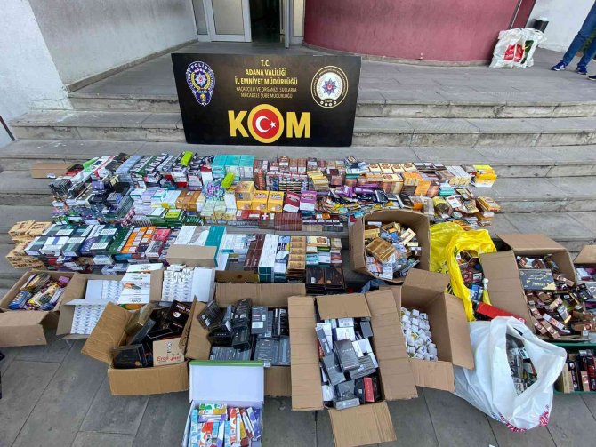 Adana’da Kaçakçılık Operasyonu