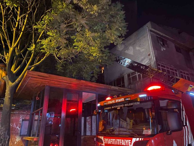 Polisaj İmalathanesinde Korkutan Yangın
