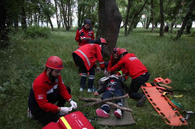 Bolu’da Gerçeğini Aratmayan Kaza Tatbikatı