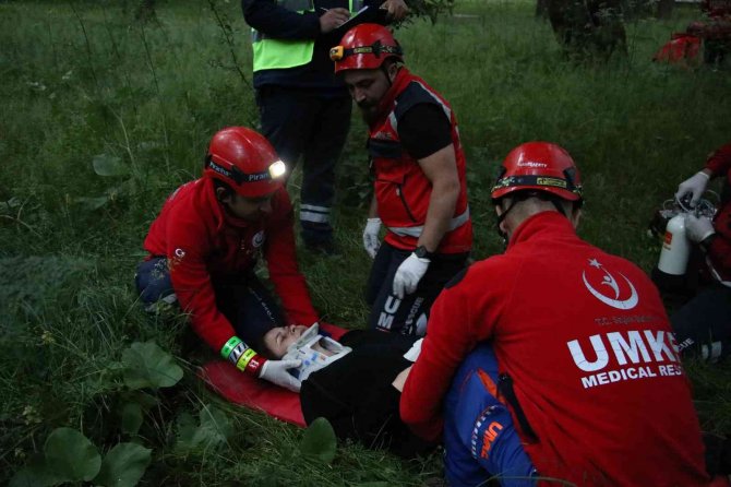Bolu’da Gerçeğini Aratmayan Kaza Tatbikatı