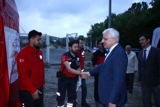 Bolu’da Gerçeğini Aratmayan Kaza Tatbikatı