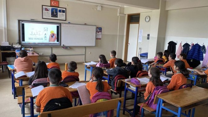 Anaokul Ve İlkokul Öğrencilerine Çevre Ve İklim Değişikliği Anlatıldı