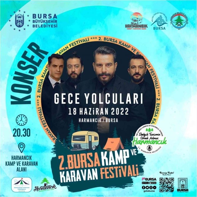 Kamp Ve Karavan Tutkunları Bursa’da Buluşuyor