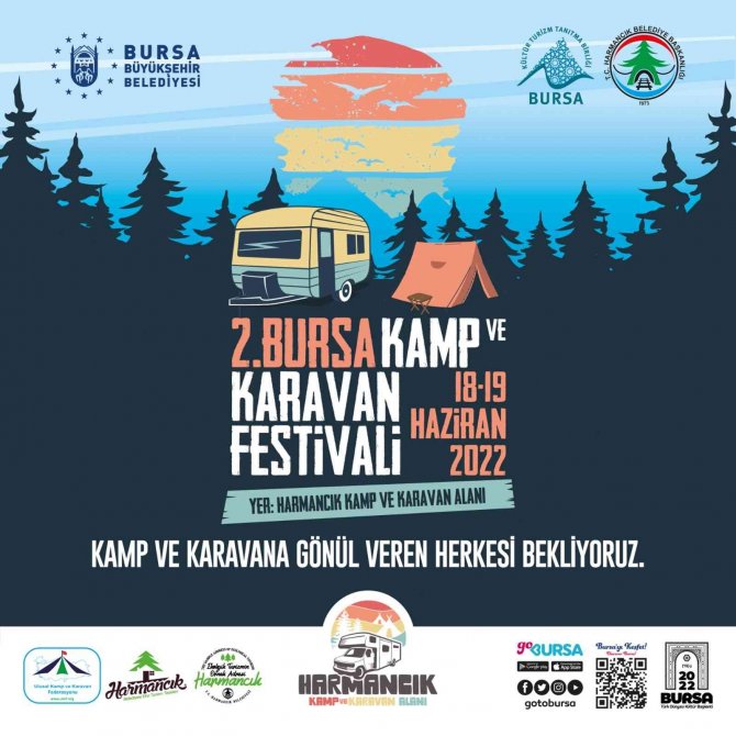 Kamp Ve Karavan Tutkunları Bursa’da Buluşuyor