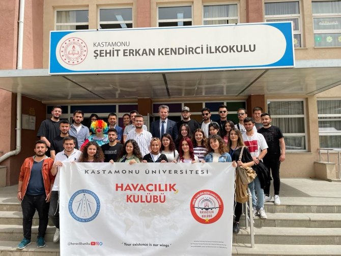 İ̇lkokulun Öğrencilerine Havacılık Bilinci Oluşturuluyor