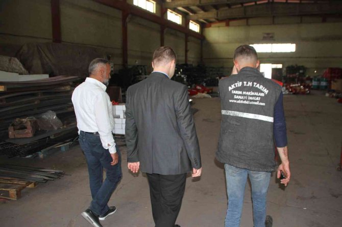 Kaymakam Demirer’den Organize Sanayi Bölgesine Ziyaret