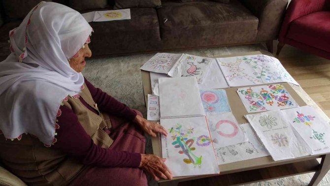 90 Yaşından Sonra Resim Yapmaya Başladı, 2 Yılda 200 Resim Çizdi