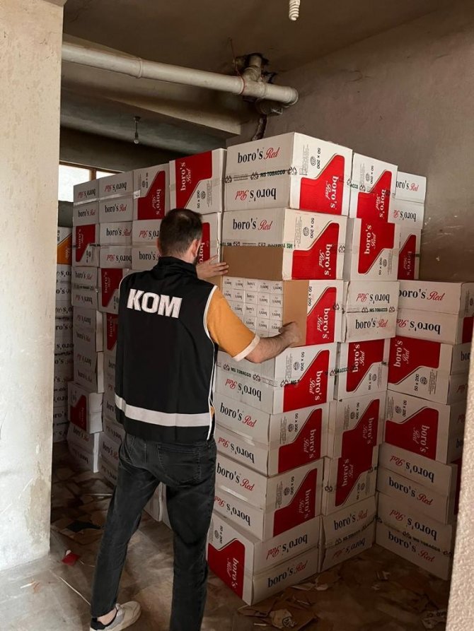 Ordu’da Kaçak Tütün Deposuna Baskın