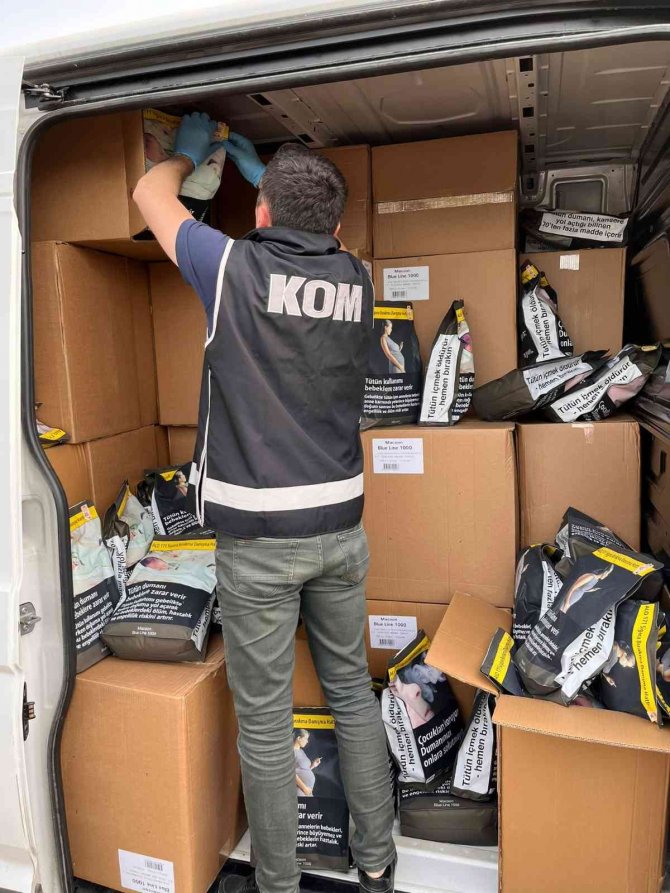 Ordu’da Kaçak Tütün Deposuna Baskın