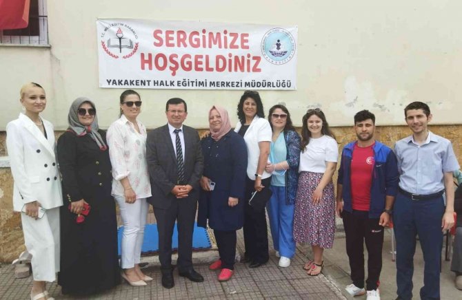 Kursiyerlerden Yıl Sonu Sergisi